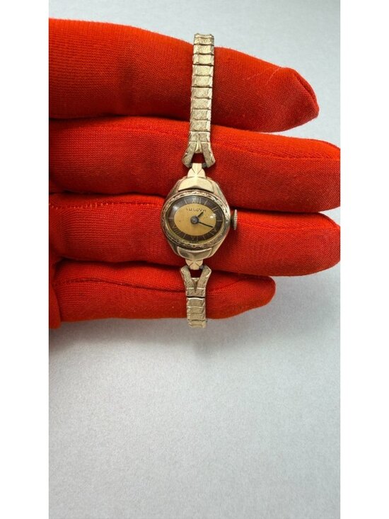 Vintage Bulova Ladies Watch 10K RGP Mechanical Wind Swiss Working Rare main image 8